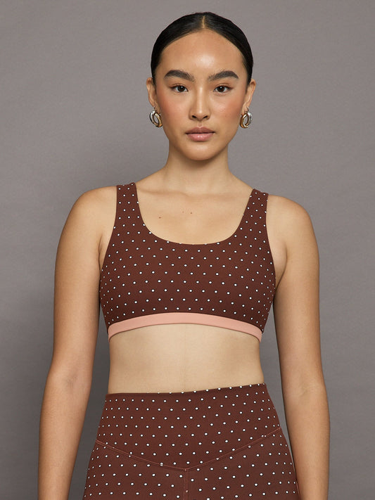 Carbon38 Maho Harlow Bra - Polka Dots