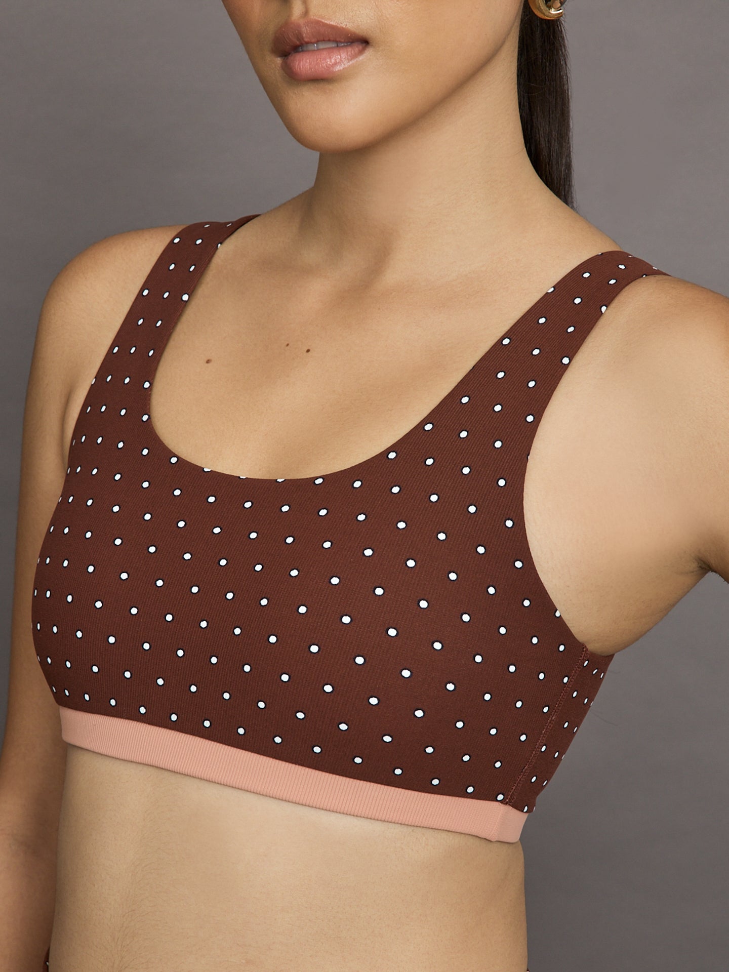 Carbon38 Maho Harlow Bra - Polka Dots