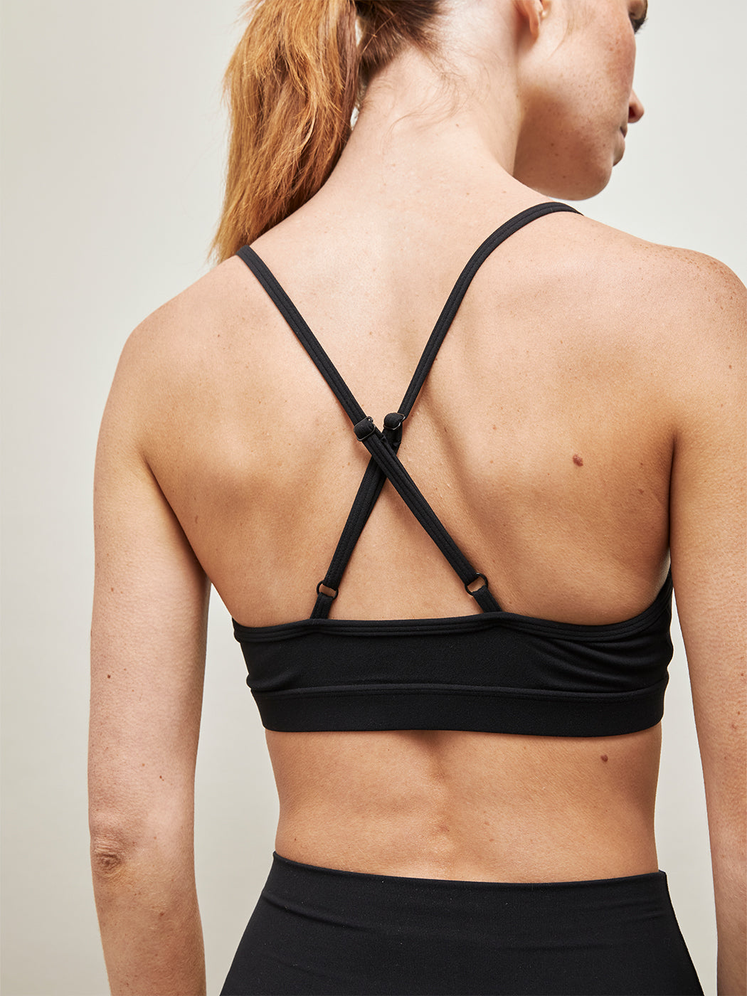 Carbon38 Crochet Melt Bra - Black