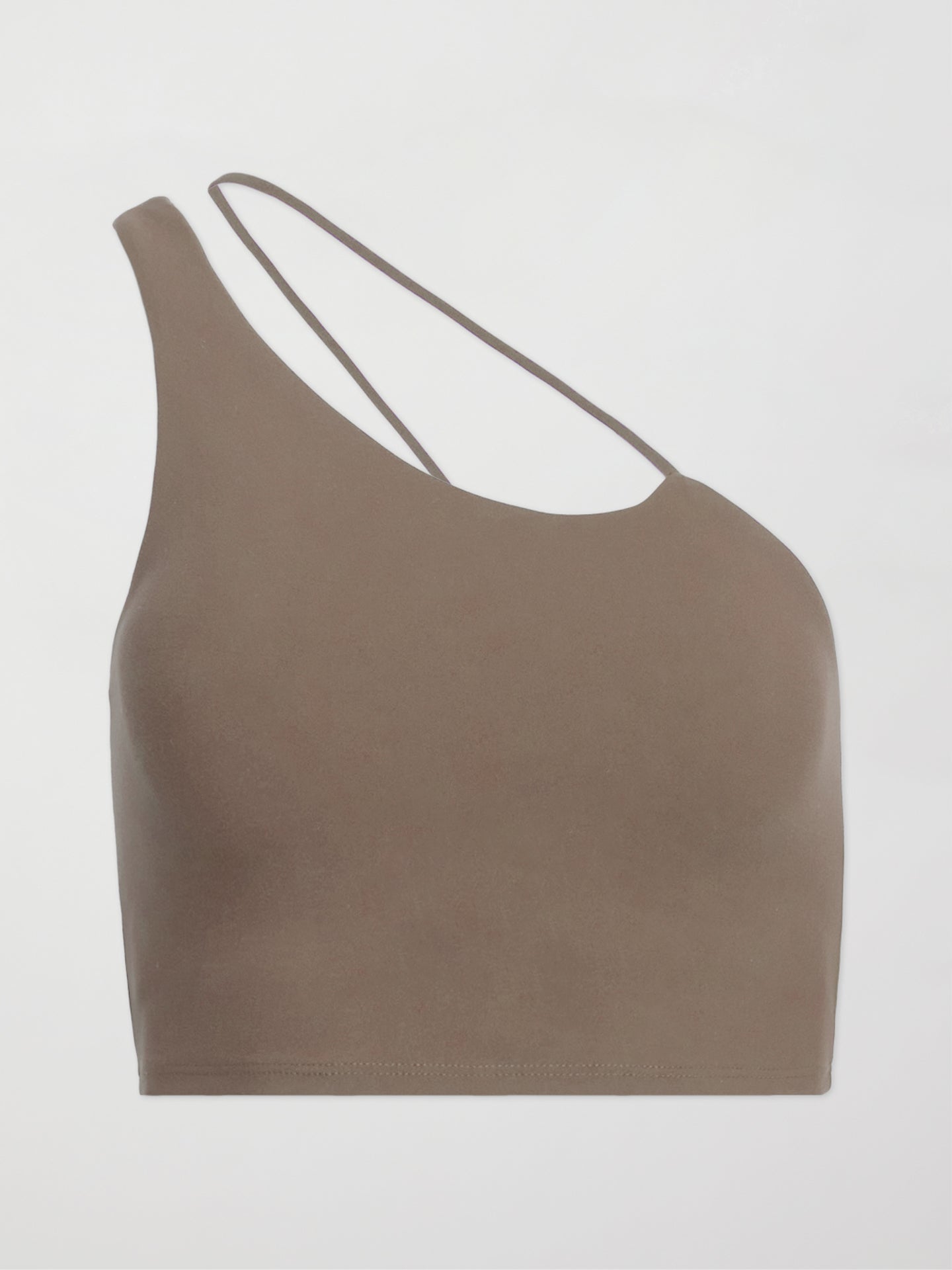 Carbon38 One Shoulder Convertible Bra Top in Melt - Caribou