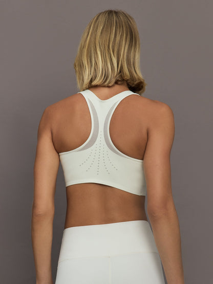 Carbon38 aSMC TruePurpose Power Impact Training Bra - Almond Milk-Smc
