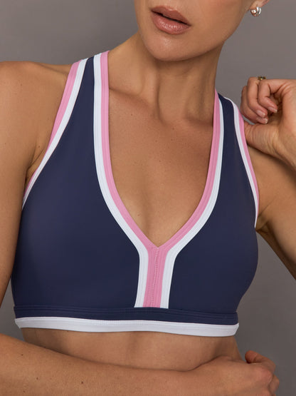 Carbon38 Ida Top - Sleet Colorblock