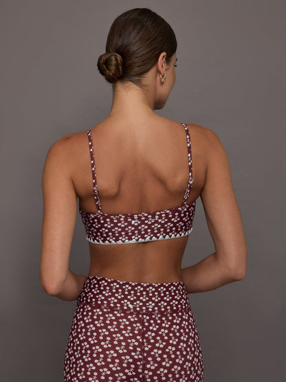 Carbon38 Firefly Hutton Scoop Bra - Floral