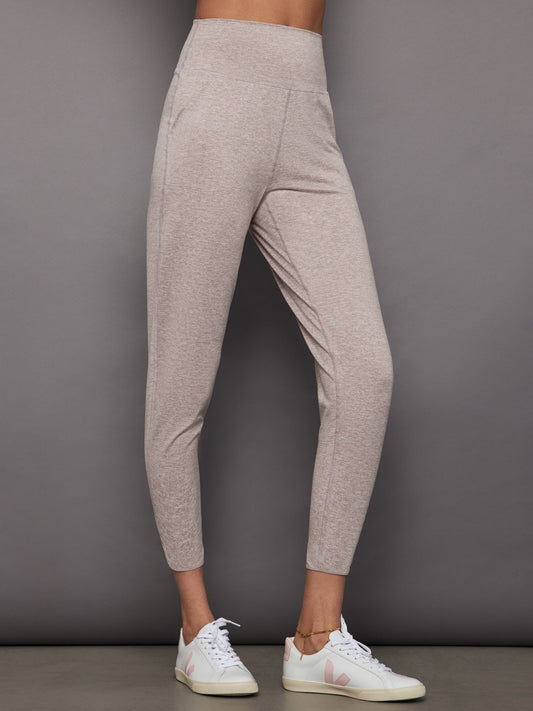 Carbon38 Jogger in Heather Melt - Oatmeal Heather