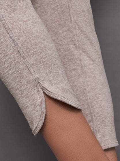 Carbon38 Jogger in Heather Melt - Oatmeal Heather