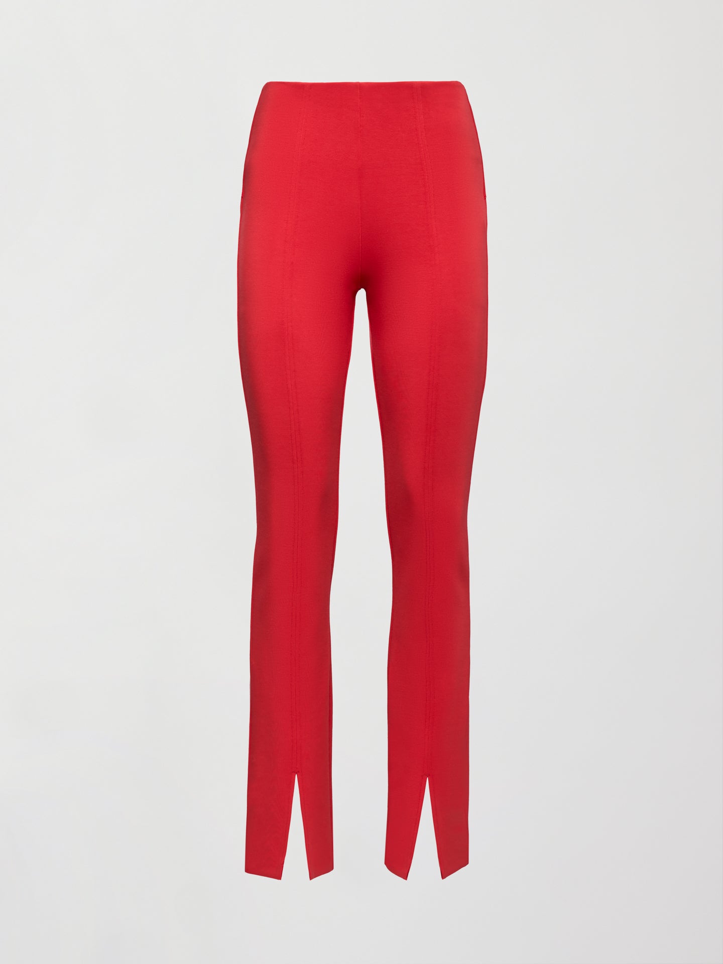 Carbon38 Split Leg Pant in Scuba - Tomato