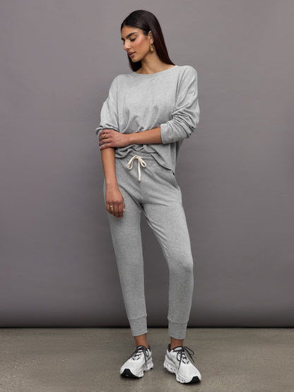 Carbon38 Slim Jogger - Heather Grey