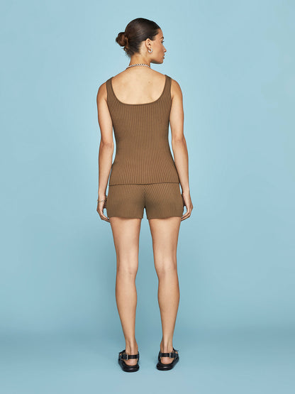Carbon38 Lounge Short - Brown