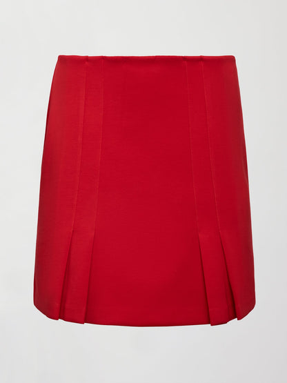Carbon38 Tennis Skirt in Scuba - Bittersweet
