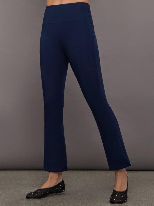 Carbon38 Kick Flare Pant in Scuba - Navy