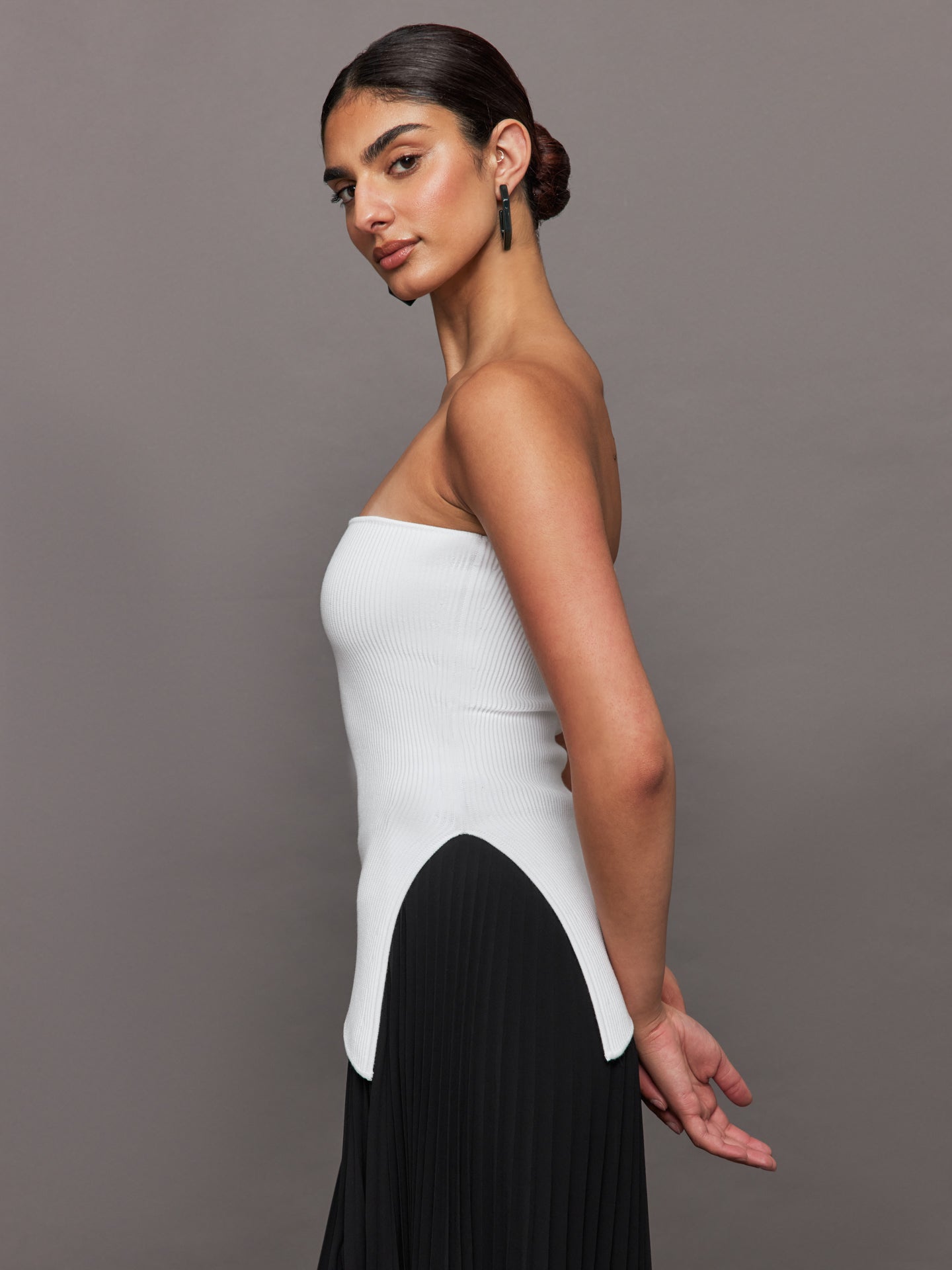 Carbon38 Asymmetrical Sweater Top - Ivory