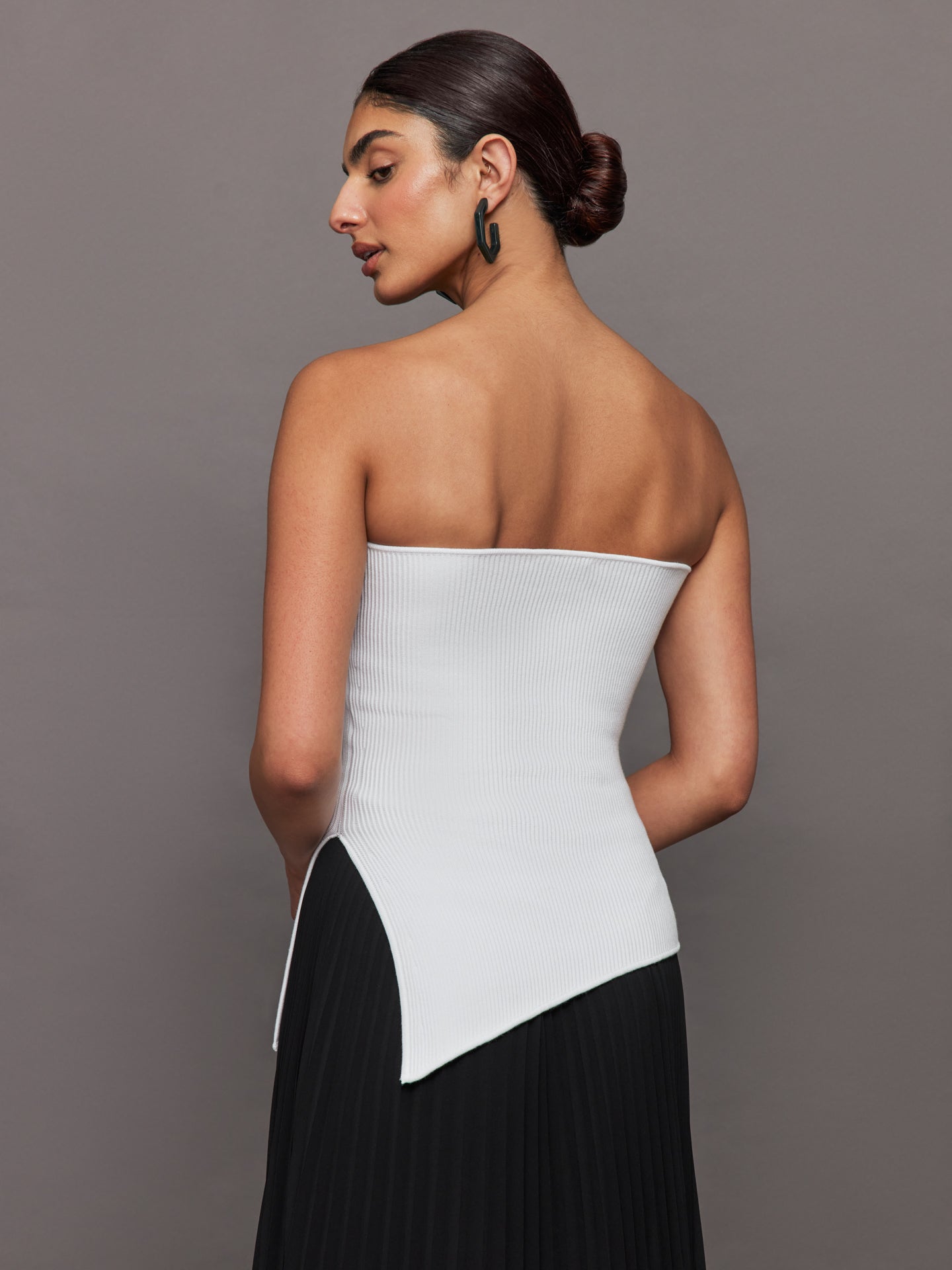 Carbon38 Asymmetrical Sweater Top - Ivory