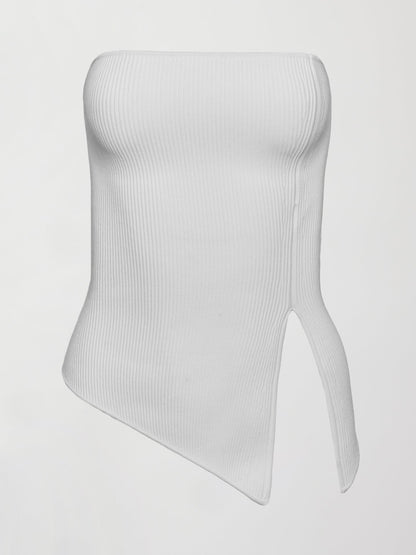 Carbon38 Asymmetrical Sweater Top - Ivory