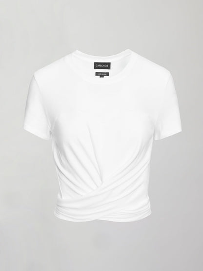 Carbon38 Cap Sleeve Top - White