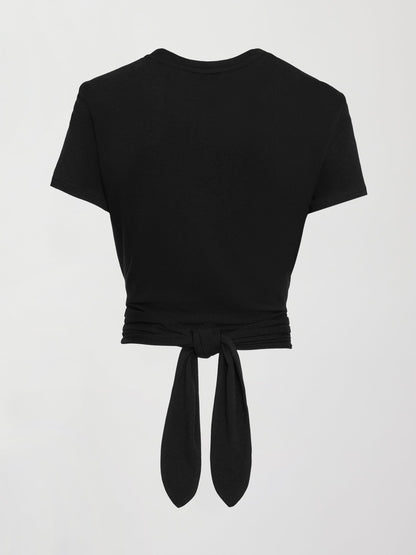 Carbon38 Cap Sleeve Top - Black