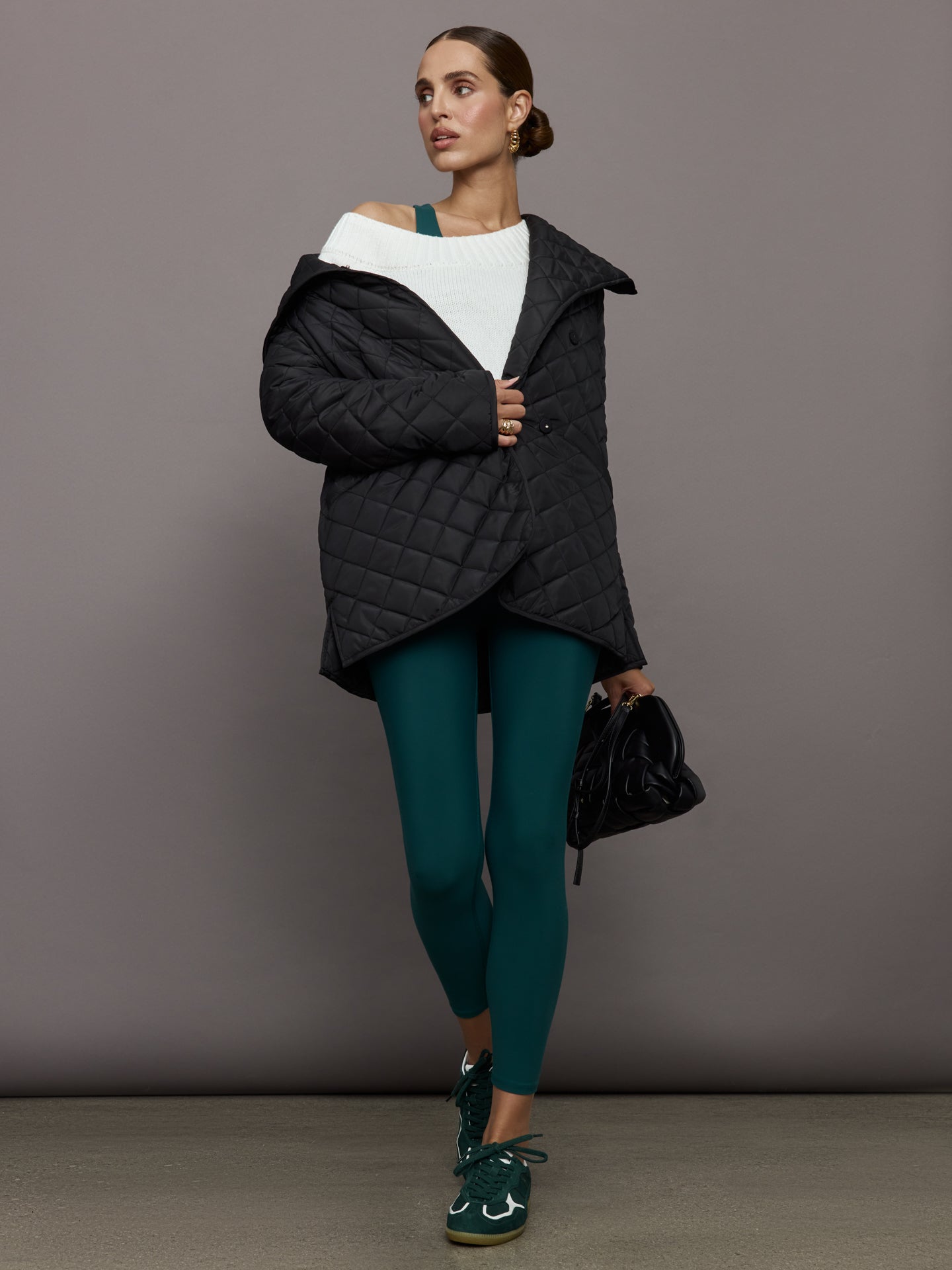 Carbon38 Slouchy Off Shoulder Sweater - Off White