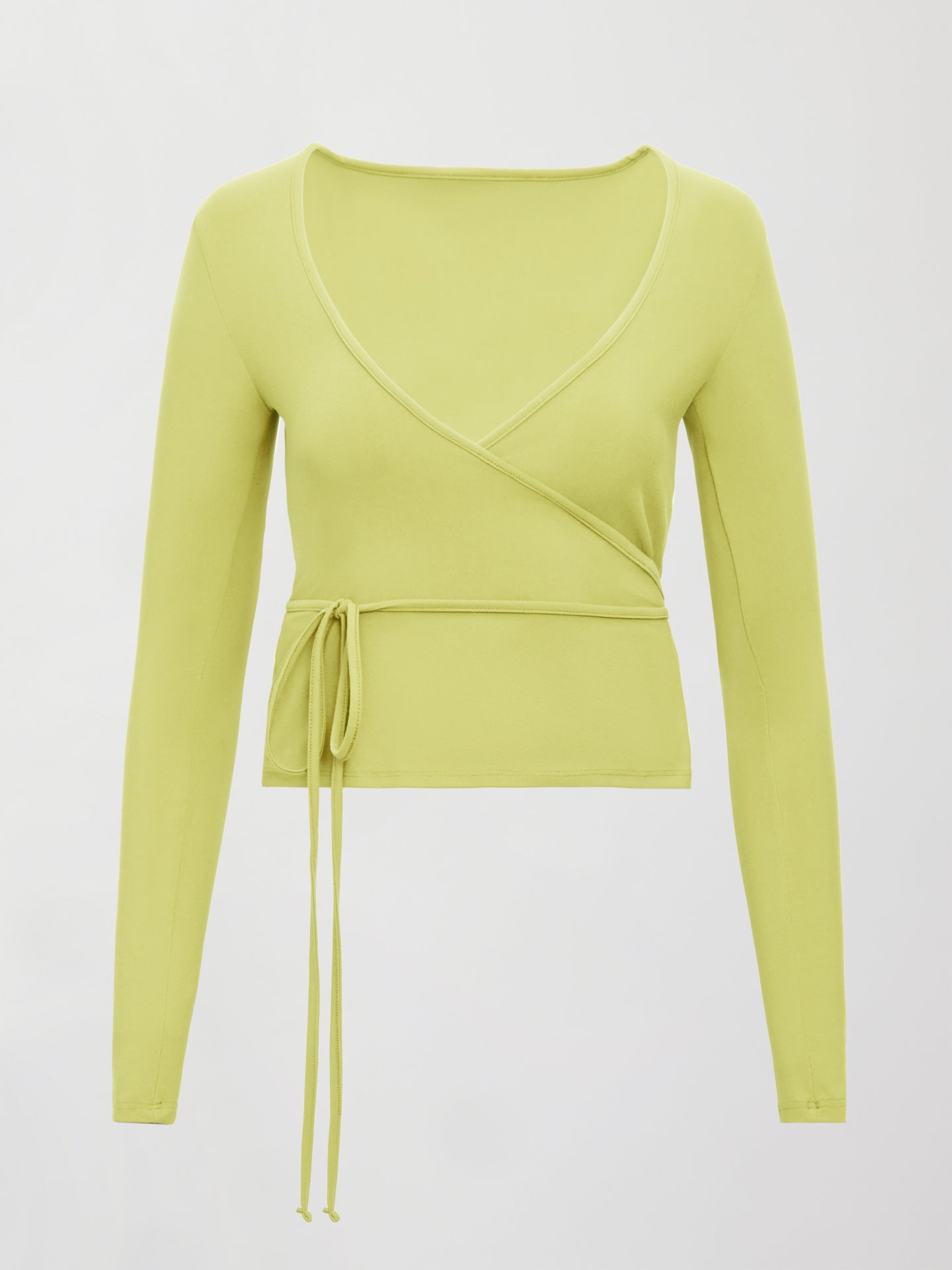 Carbon38 Long Sleeve Tie Top in Melt - Charlock
