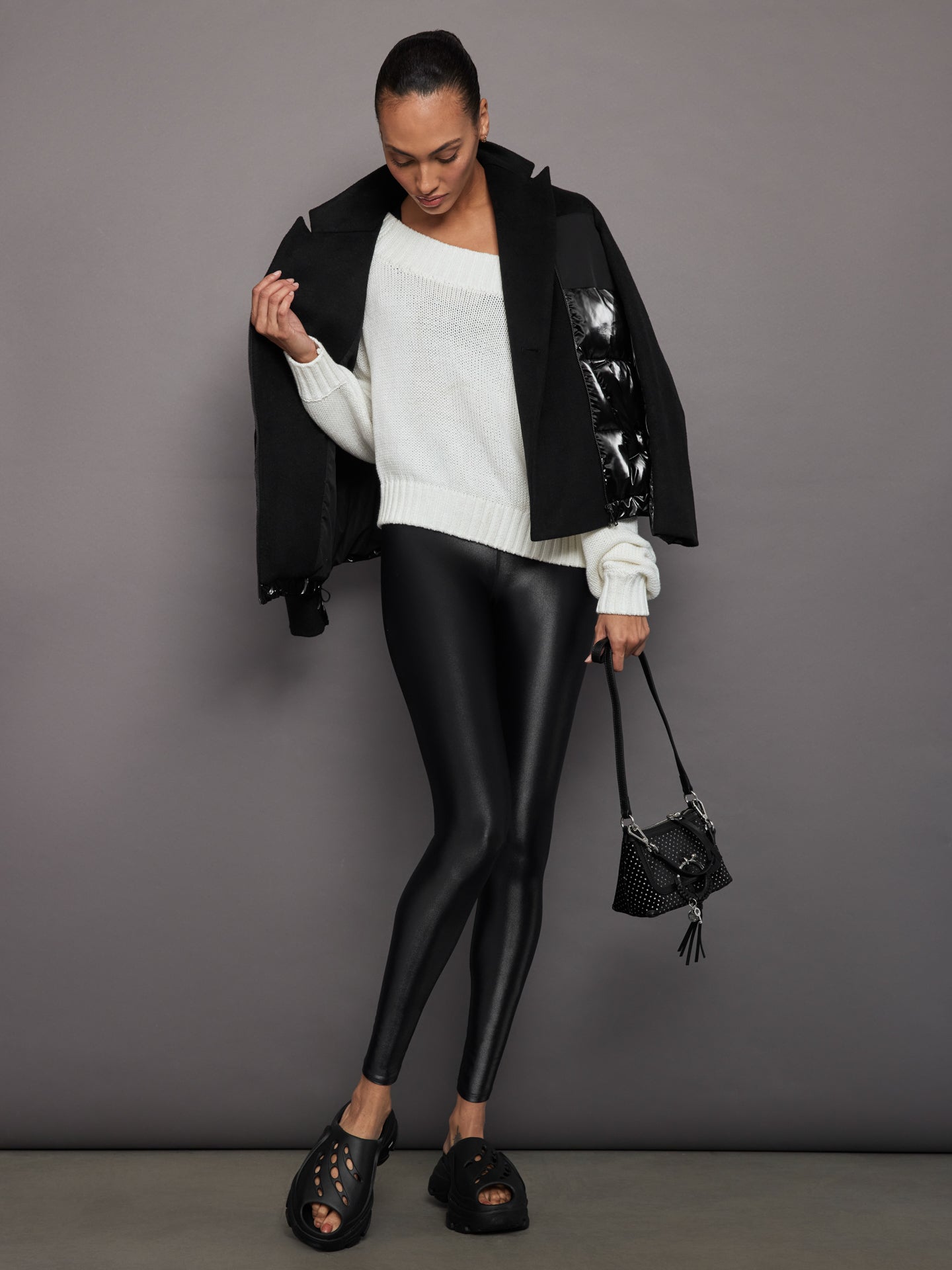 Carbon38 Slouchy Knit Sweater - Off White