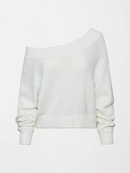 Carbon38 Slouchy Knit Sweater - Off White