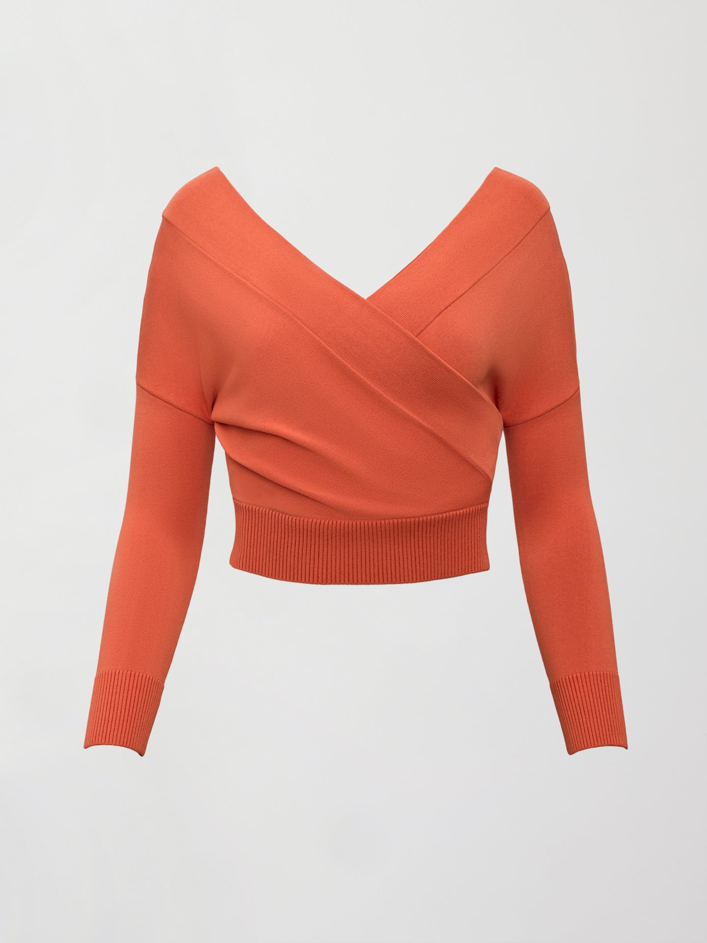 Carbon38 Cross Over Sweater - Burnt Sienna