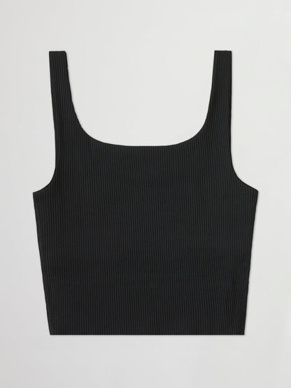 Carbon38 Ribbed Tank - Black