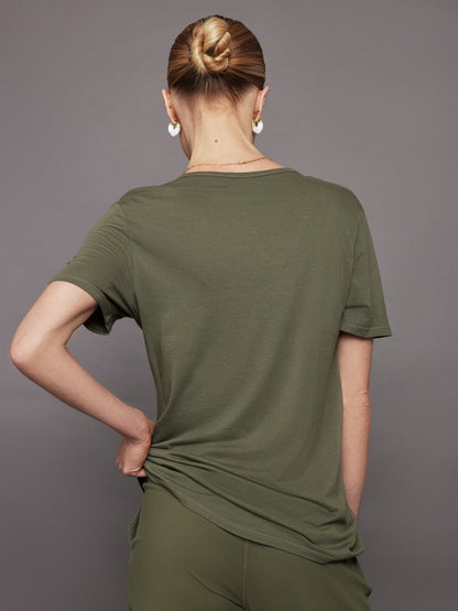 Carbon38 Short Sleeve Pocket Tee - Olive
