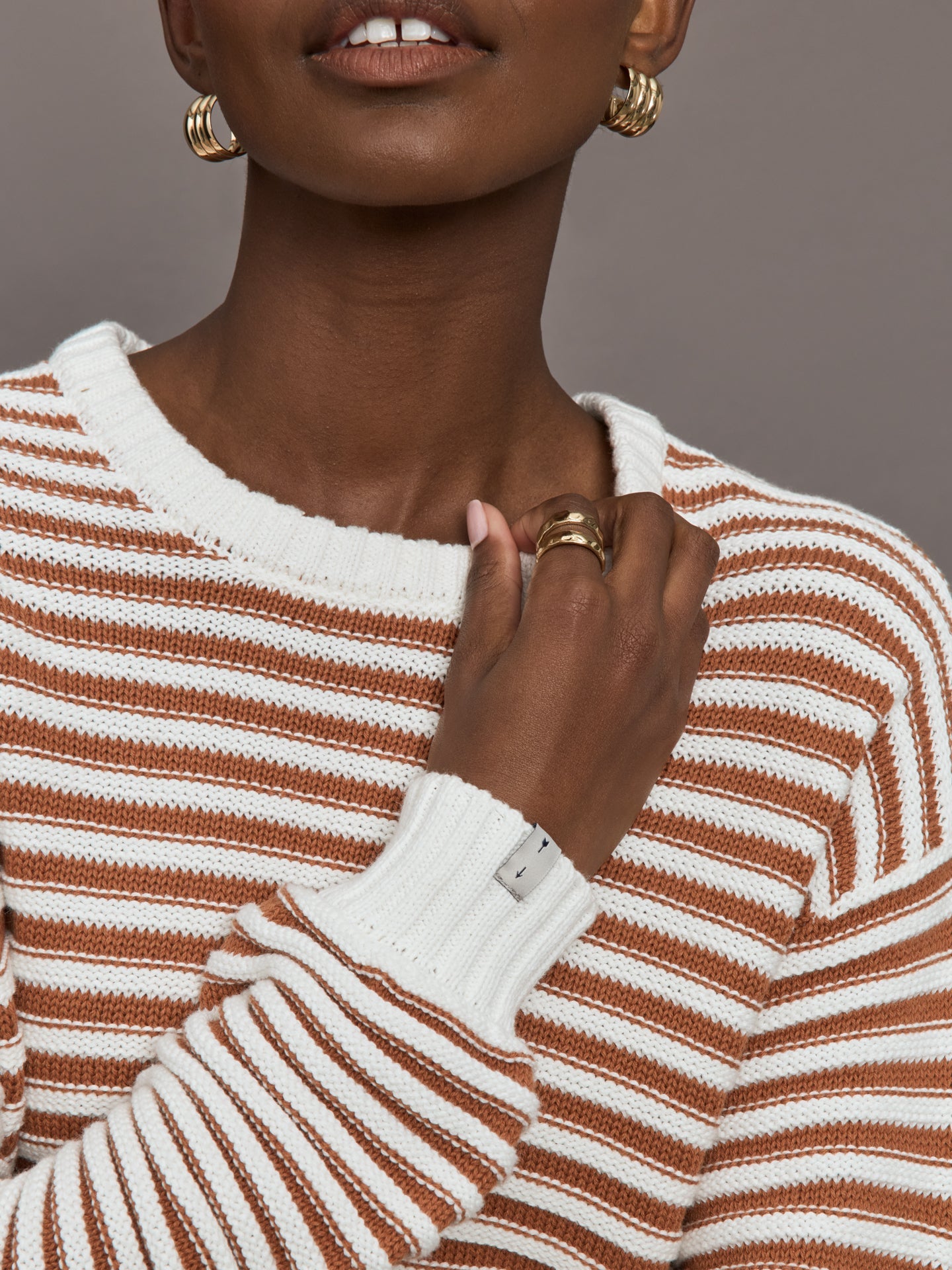 Carbon38 Boo Knit Jumper - Stripe