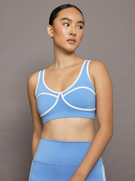 Carbon38 Olympia Top - Alps Blue