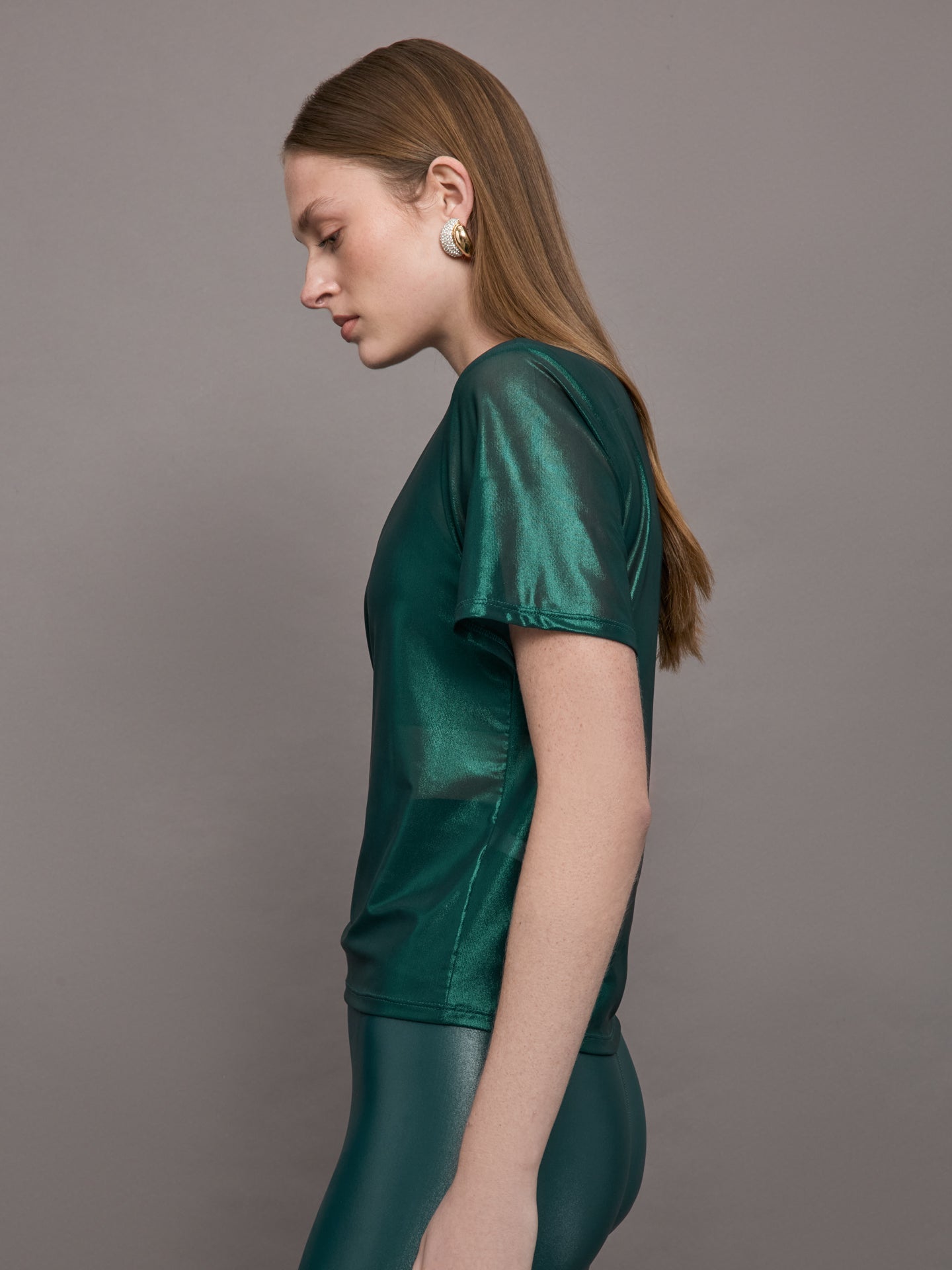 Carbon38 Liquid Mesh Tee Shirt - Ponderosa Pine