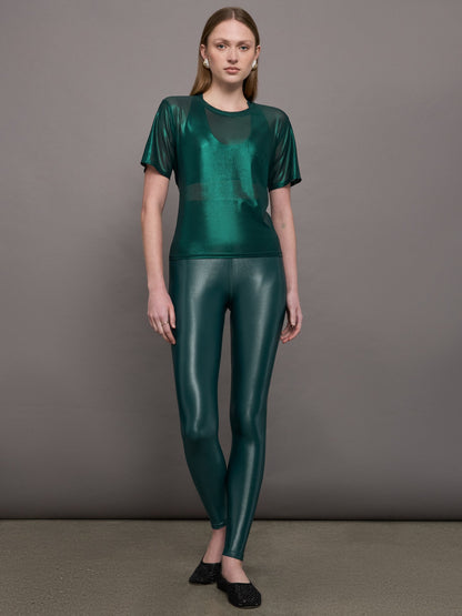 Carbon38 Liquid Mesh Tee Shirt - Ponderosa Pine
