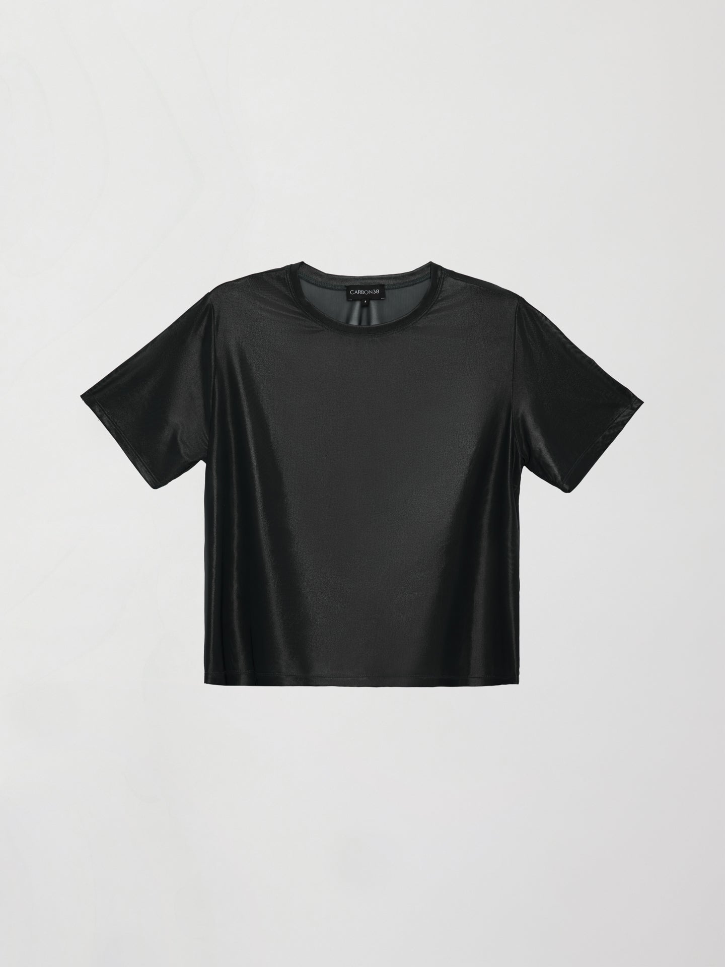 Carbon38 Liquid Mesh Tee Shirt - Black