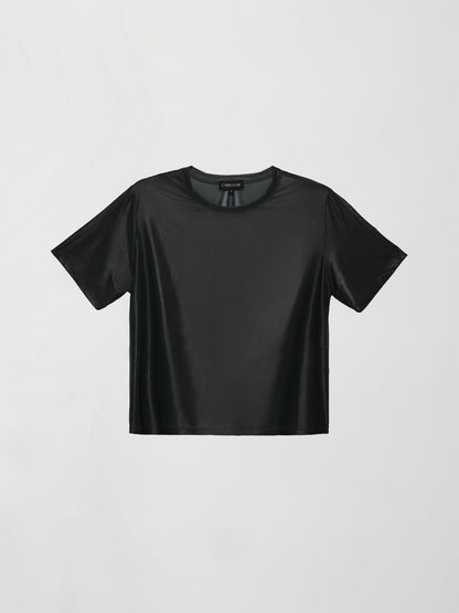 Carbon38 Liquid Mesh Tee Shirt - Black