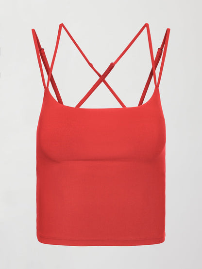 Carbon38 Strappy Tank in Melt - Bittersweet