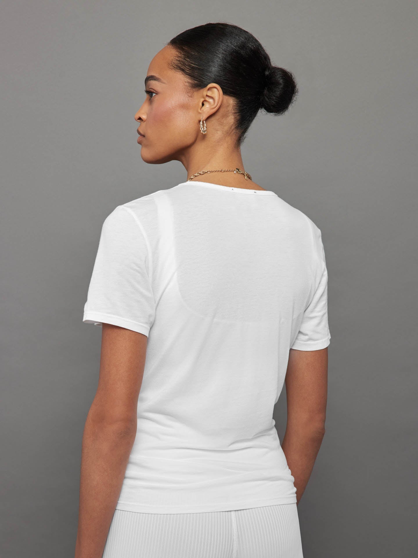 Carbon38 Short Sleeve Pocket Tee - White