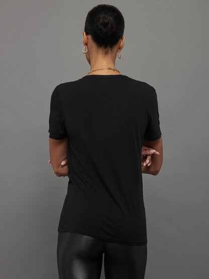 Carbon38 Short Sleeve Pocket Tee - Black