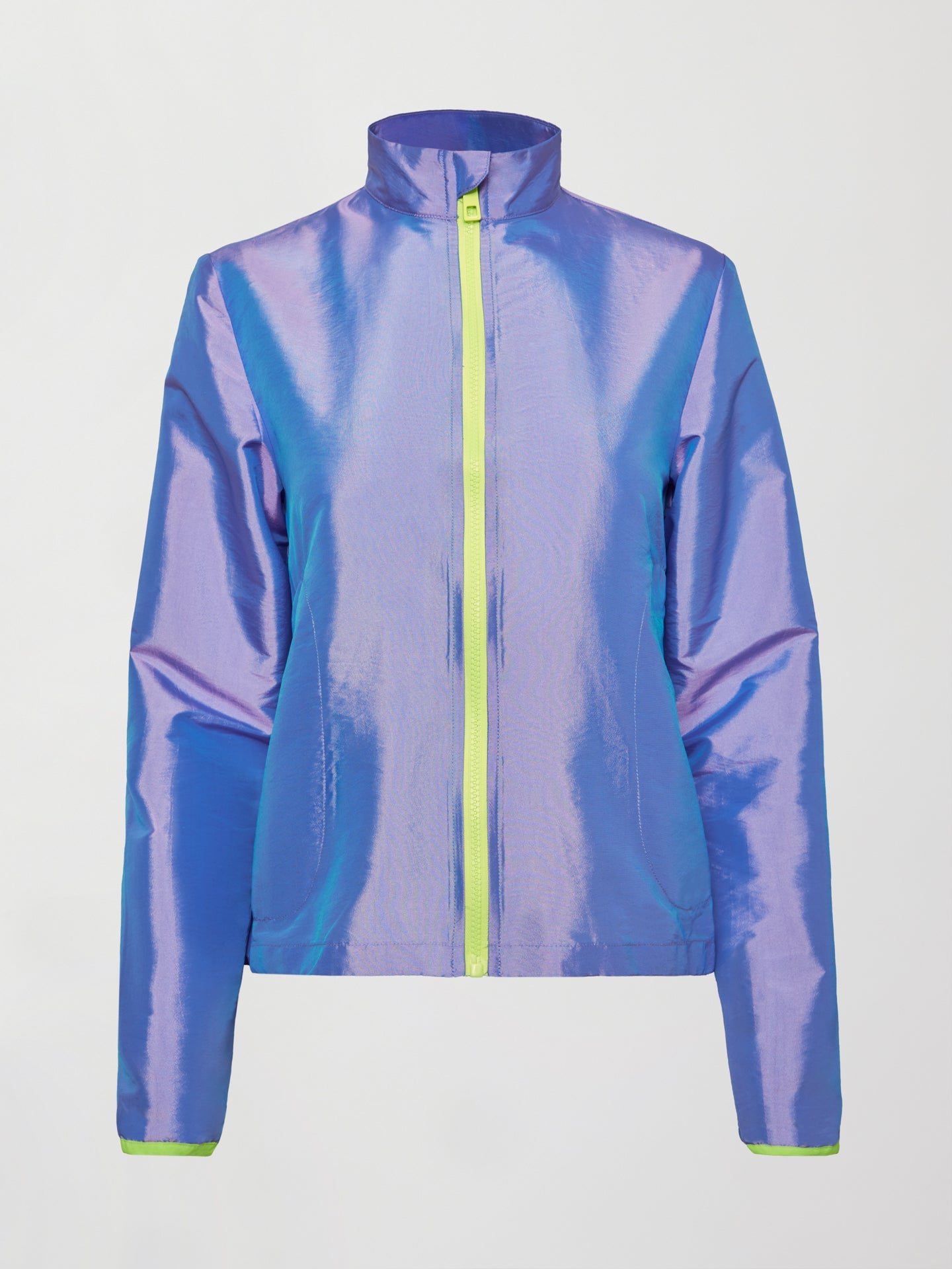 Carbon38 Iridescent Nylon Jacket - Sweet Lavender/ Acid Lime