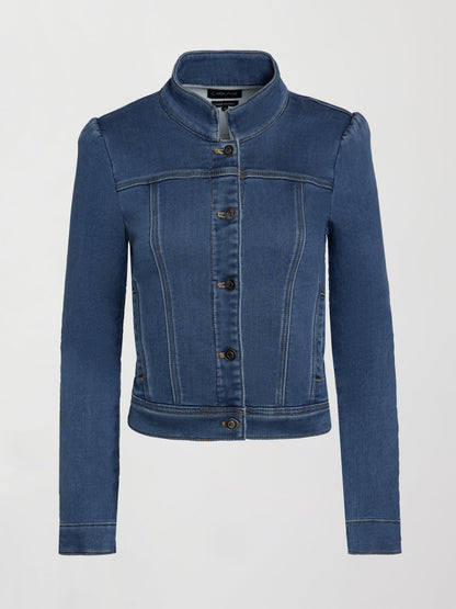 Carbon38 Tailored Denim Jacket - Medium Wash