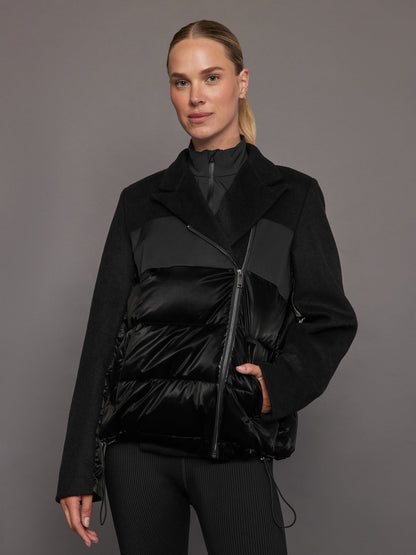 Carbon38 Blazer Puffer - Black