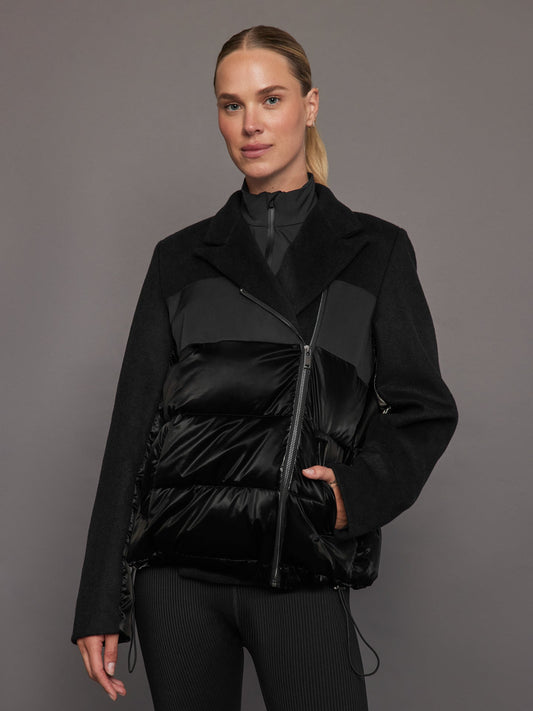 Carbon38 Blazer Puffer - Black