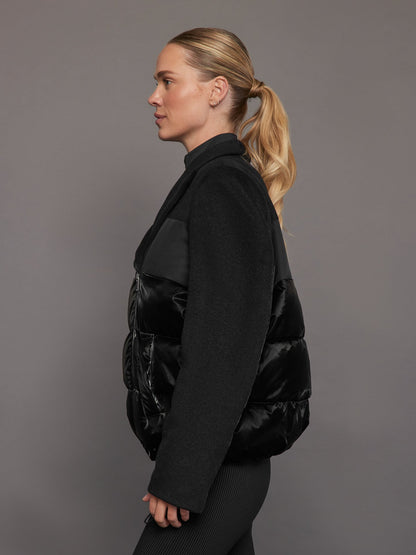 Carbon38 Blazer Puffer - Black