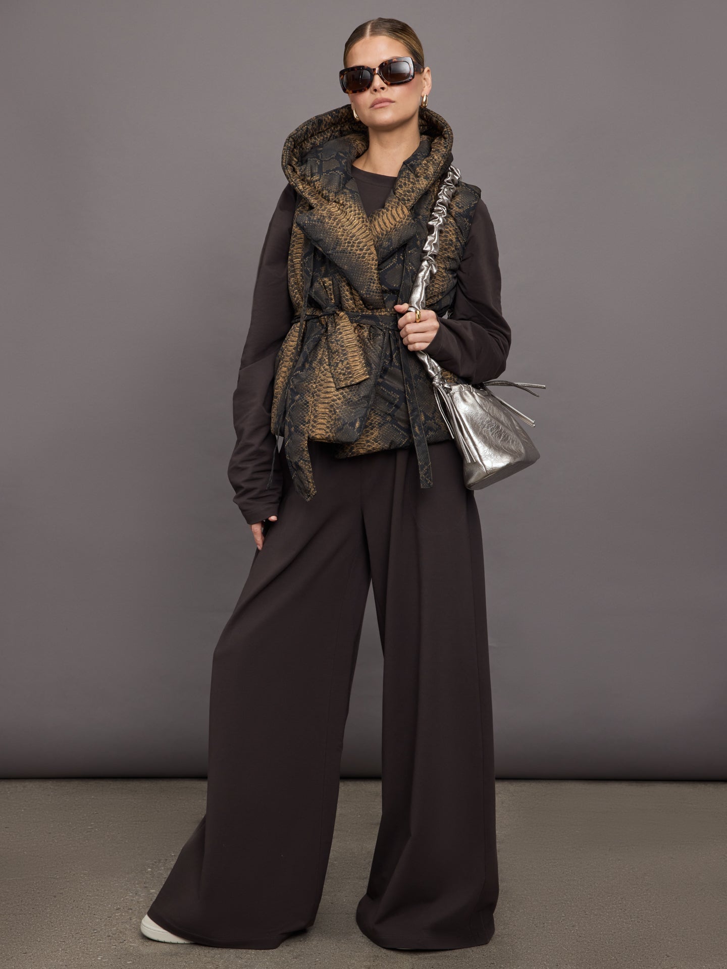Carbon38 Hooded Sleeveless Sleeping Bag Vest - Python