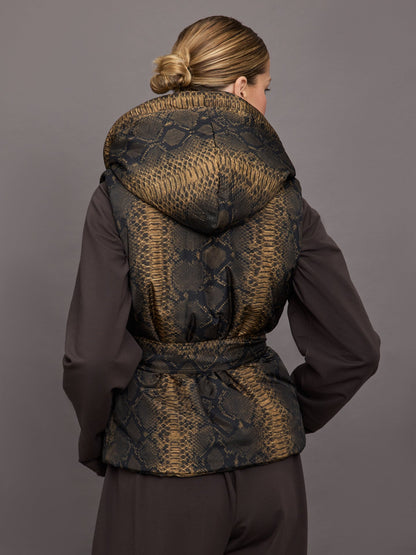 Carbon38 Hooded Sleeveless Sleeping Bag Vest - Python