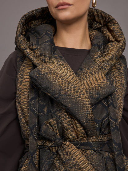 Carbon38 Hooded Sleeveless Sleeping Bag Vest - Python