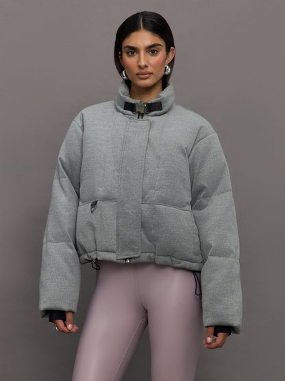 Carbon38 Hallie Mae Puffer - Grey Marl