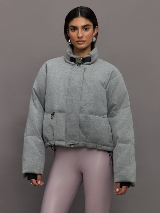 Carbon38 Hallie Mae Puffer - Grey Marl