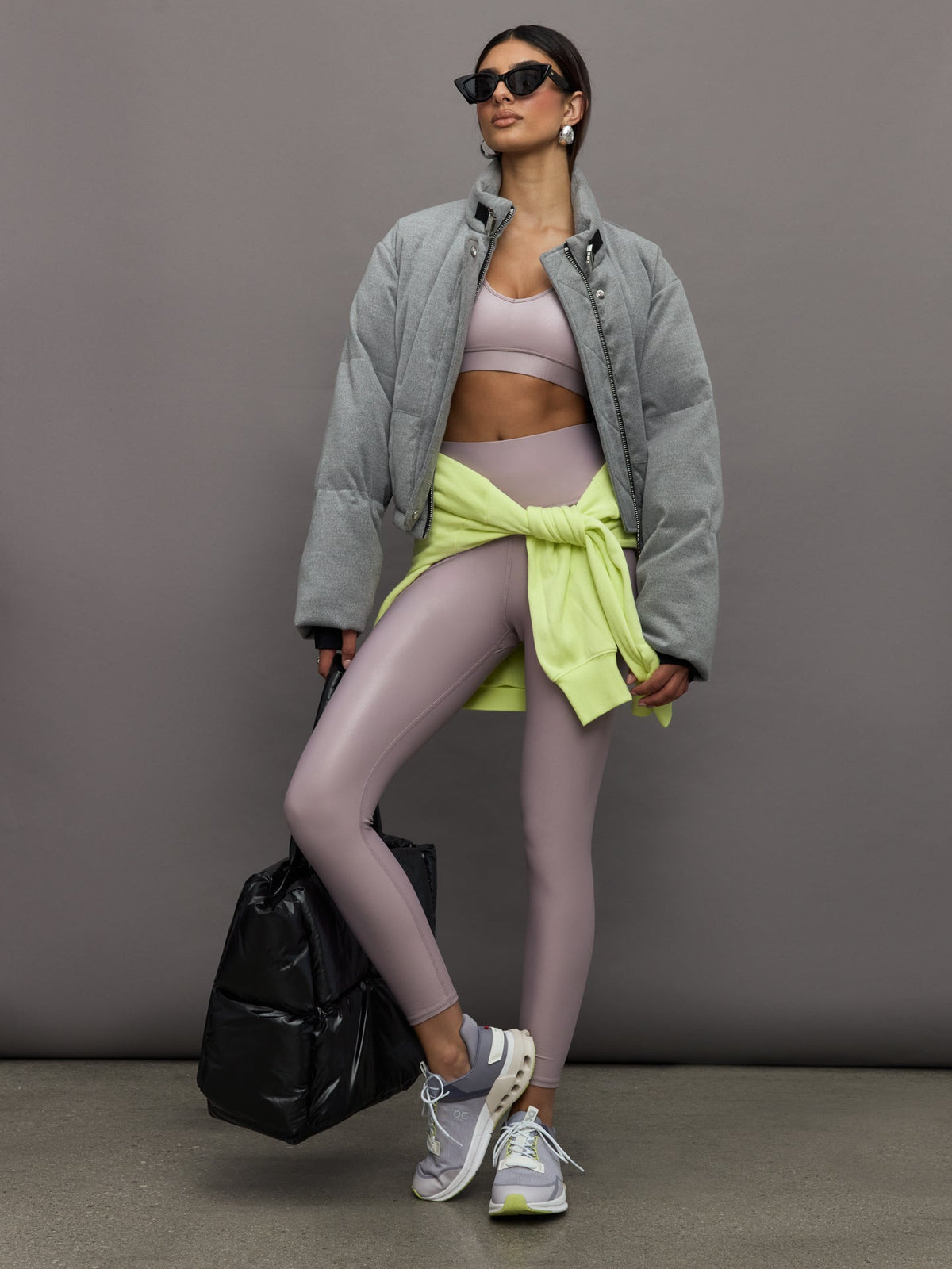 Carbon38 Hallie Mae Puffer - Grey Marl