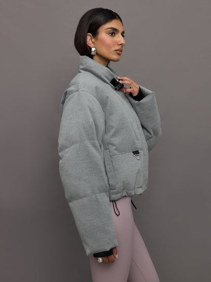 Carbon38 Hallie Mae Puffer - Grey Marl