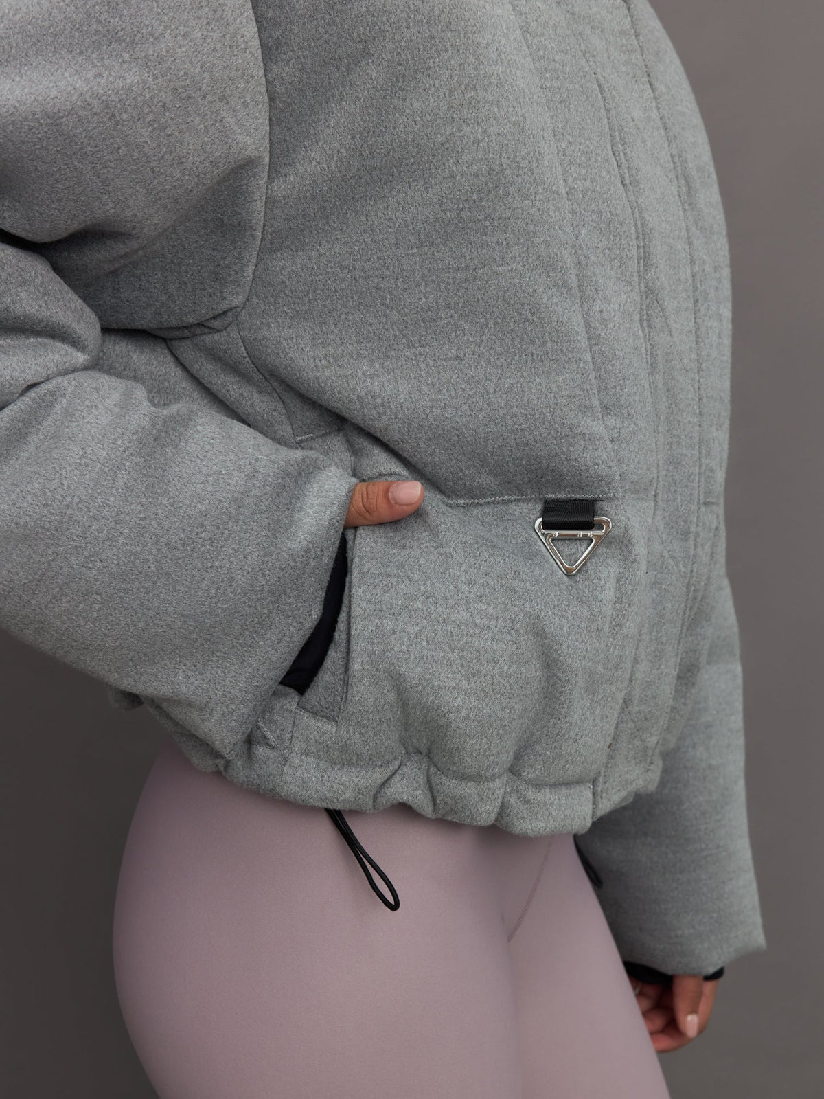 Carbon38 Hallie Mae Puffer - Grey Marl