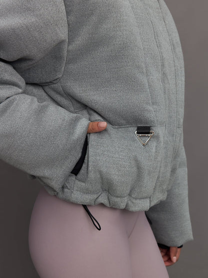 Carbon38 Hallie Mae Puffer - Grey Marl
