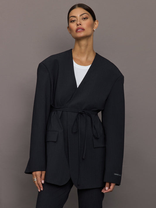 Carbon38 Indiana Blazer - Navy Melange